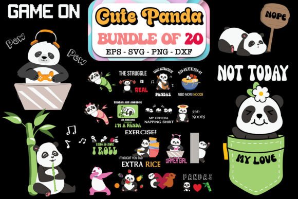 Cute Panda SVG Bundle: A Designer's Review