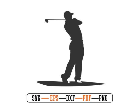 Golf Playing Svg Silhouette File Review