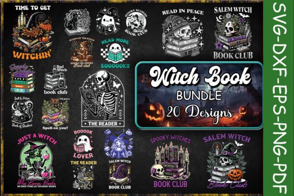 Halloween Witch Book SVG Bundle Review