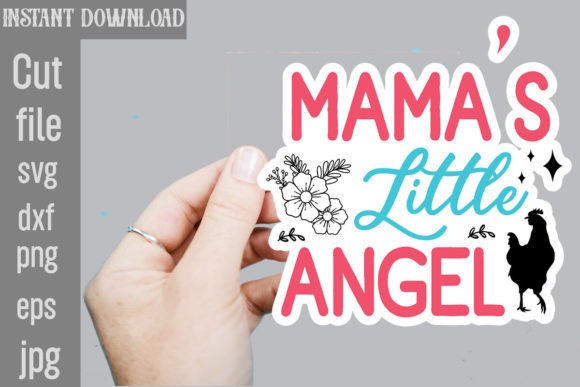Mama s Little Angel SVG Stickers Review