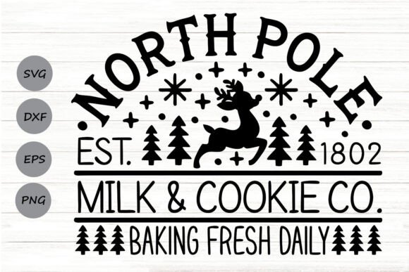 North Pole Milk and Cookie Co Svg Review
