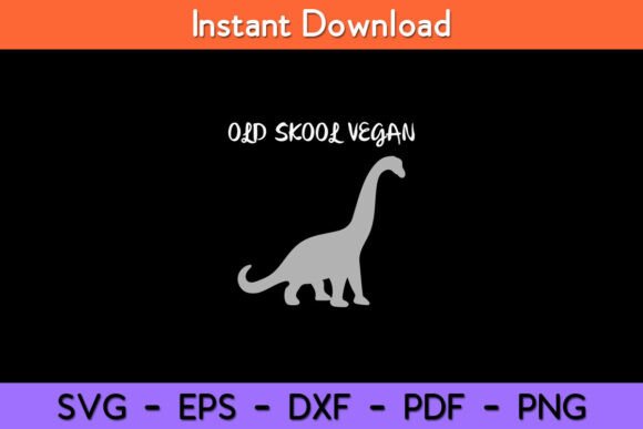 Old Skool Vegan Funny Dinosaur: A Designer Review
