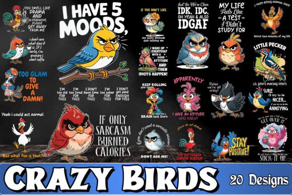 Sarcasm Crazy Bird SVG Bundle Review