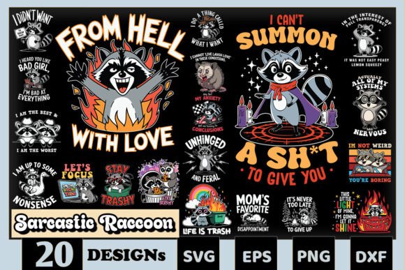 Sarcasm Raccoon SVG Bundle: A Designer Review